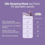 Преміальна маска для сну зі 100% натурального шовку Mulberry, Perla Helsa Silk Sleeping Mask, колір Lavender
