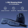 Преміальна маска для сну зі 100% натурального шовку Mulberry, Perla Helsa Silk Sleeping Mask, колір Midnight