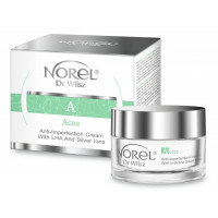 Крем от недостатков с LHA и ионами серебра от прыщей Норель, Norel Acne z LHA, 50 мл