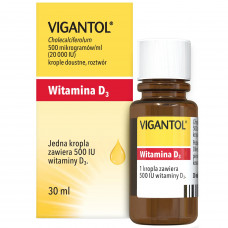 Vigantol (Вигантол) 30 мл – витамин D3 в каплях для профилактики дефицита