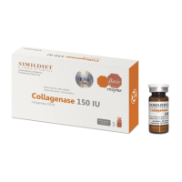 Simildiet Collagenase 150 IU - Ферментный раствор для реструктуризации и обновления коллагеновых волокон, 1 флакон