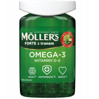 Рыбий жир натуральный в капсулах с транем, Mollers Forte, 112 капсул