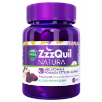 Мелатонин со вкусом лесных фруктов, Vicks ZzzQuil Natura, 30 желе