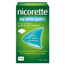 Для відмови від куріння Нікоретте, NICORETTE Icy White, 2 мг/105 шт