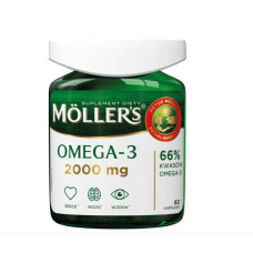 Капсули з риб’ячим жиром Möller’s Omega-3 2000 мг, 60 капсул
