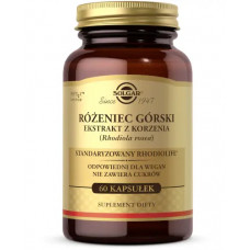 Екстракт кореня родіоли рожевої, SOLGAR Rhodiola rosea root extract, 60 капс