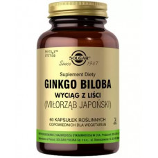 Гінкго білоба, SOLGAR Ginkgo Biloba, 60 капс