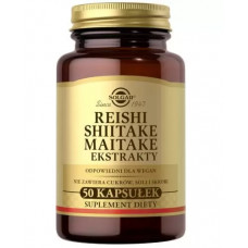 Рейші Шиітаке Екстракти майтаке, SOLGAR Reishi Shiitake Maitake ekstrakty, 50 капс