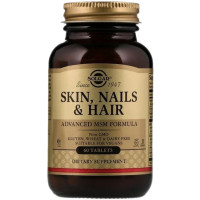 Формула для волос, кожи, ногтей, SOLGAR Hair, Skin, Nails Formula, 60 табл