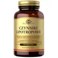 Витамины Липотропные факторы, Солгар, SOLGAR Czynniki Lipotropowe, 50 табл