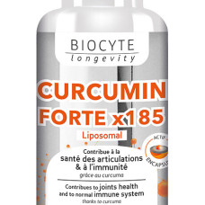 Biocyte Curcumin X 185 – Микроинкапсулированный куркумин, 90 капсул