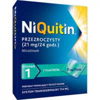  Никотиновый пластырь от никотиновой зависимости Никитин, Niquitin 1, 21 мг/24h/7 шт