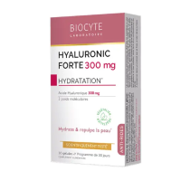 Пищевая добавка с гиалуроновой кислотой Biocyte Hyaluronic Forte 300mg, 30 gel