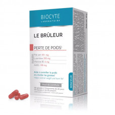 Спалює жири та сприяє схудненню, Biocyte LE BRULEUR, 60 желе