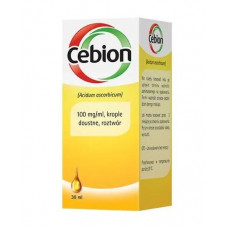 Лікарський засіб на основі вітаміну С, Cebion, 30 мл