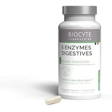 Пищевая добавка для пищеварения Biocyte Longevity 5 Enzymes, 60gel