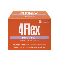 4Flex Protect с апельсиновым вкусом и витамином D3, Kolagen Fortigel + vitamin D3, 30 пакетиков