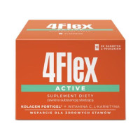 4Flex Active со вкусом клубники и витамином С, Kolagen Fortigel + vitamin C, 30 пакетиков