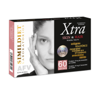 Simildiet Xtra Skin & Hair – нутрицевтик для улучшения состояния кожи и волос, 60 капсул