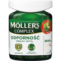 Рыбий жир с витаминами D3, Mollers Complex, 60 капсул
