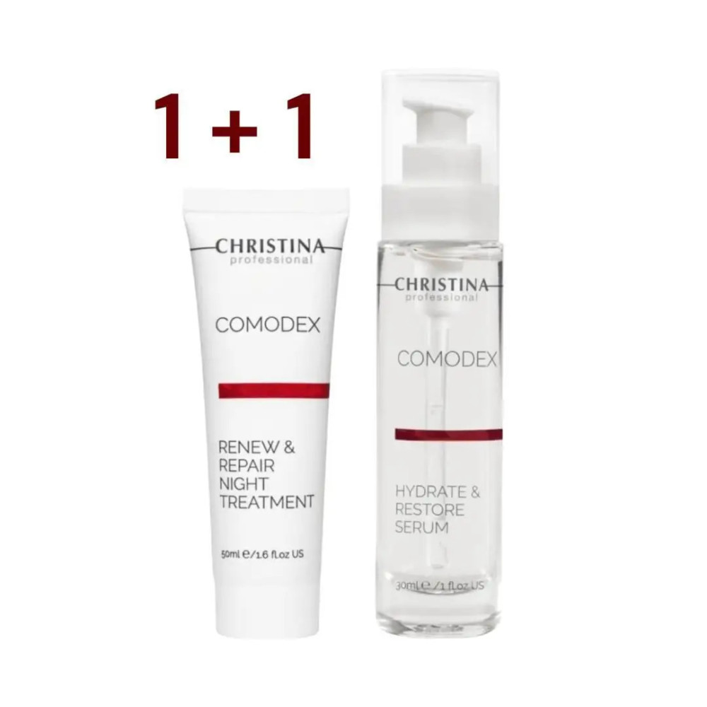 +1 подарок Christina Comodex - Увлажняющая и восстанавливающая сыворотка, 30 мл