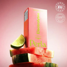 Електролітна формула без цукру для щоденної гідратації та відновлення балансу, кавун-лайм, Perla Helsa Electrolytes, 20 стіків