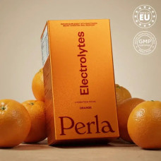 Електролітна формула без цукру для щоденної гідратації та відновлення балансу, апельсин, Perla Helsa Electrolytes, 20 стіків