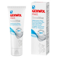 Крем зі сріблом для чутливої шкіри ніг Геволь, Gehwol Med Sensitive in Fuss Creme, 75 мл 