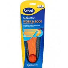 Чоловічі устілки для взуття, Шолл, Scholl GelActiv Work & boot L, 1 пара