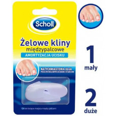 Гелеві міжпальцеві клини Шолл, SCHOLL GEL TOE SEPARATORS, 3 шт