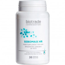 Харчова добавка для волосся, Biotrade Sebomax HR food supplement for hair, 30 капс