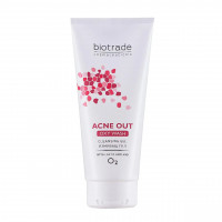 Гель очищающий, против угревой сыпи, кислородное умывание, BIOTRADE Acne Out cleansing gel, 200 мл