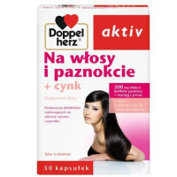Диетическая добавка для волос и ногтей+цинк, Doppelherz aktiv, 30 капс