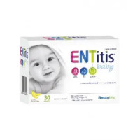 Диетическая добавка в виде порошка со вкусом банана, ENTITIS BABY, 30 пак