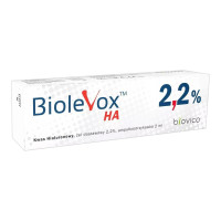 Гіалуронова кислота, інєкції для суглобів, Біолевокс Ха, BIOLEVOX HA 2,2%, 2 мл