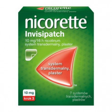 Нікотиновий пластир від нікотинової залежності Нікоретте, Nicorette, 10 мг/7 шт