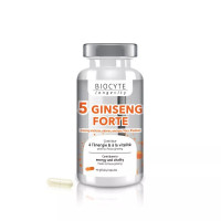 Biocyte 5 Ginseng Forte – Улучшение памяти и снижение тревожности, 40 капсул