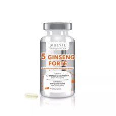 Biocyte 5 Ginseng Forte – Улучшение памяти и снижение тревожности, 40 капсул