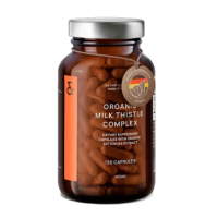 Підтримка печінки та травлення , CLAV , Organic Milk Thistle Complex , 120 капсул