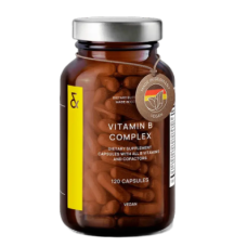 Всі 8 вітамінів групи В + кофактори , CLAV , Vitamin B Komplex, 120 капсул