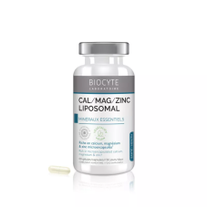 Витамины для укрепления костей, нервной системы и когнитивной функции Biocyte Cal/Mag/Zinc Liposomal, 60caps