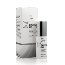 Нічний пептидний крем для усунення пігментації , Me Line 02 Me Line Caucasian Skin Night , 30 г