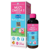 Морський риб'ячий жир багатий на омега 3+ вітаміни та мінерали, MultiOmega 3 Junior, 250 мл