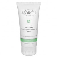 Пом'якшувальна та очищаюча маска 2в1, Норель, Norel Acne, 200 мл