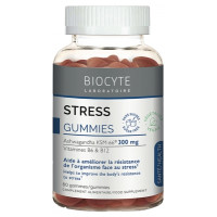 Biocyte Stress Gummies Комплекс для поддержки нервной системы 60 жевательных таблеток