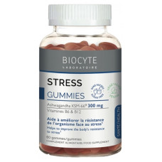 Biocyte Stress Gummies Комплекс для поддержки нервной системы 60 жевательных таблеток