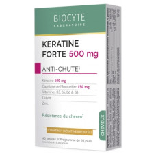 Пищевая добавка для роста волос Biocyte Keratine Forte Full Spectrum, 40caps