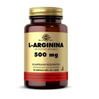Л-аргінін 500 мг, Солгар, SOLGAR L-ARGININA 500 mg, 50 капсул
