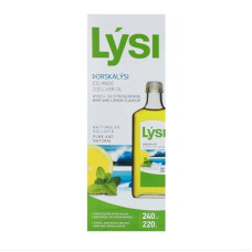 Lysi Omega-3 рыбий жир со вкусом лимона и мяты, жидкость в стекле, 240 мл/ 48 порций/ Курс 2 месяца