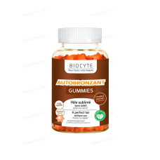 Biocyte Autobronzant Gummies – Жевательные конфеты для автозагара без солнца, 60 шт